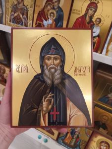 Рукописная икона Анатолий Оптинский старший