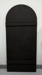 Рукописная икона Архангел Гавриил с кракелюром (Размер 50х131 см)