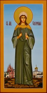 Рукописная икона Серафима Римская