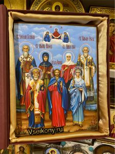 Рукописная семейная икона 115