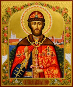 Рукописная икона Дмитрий (Димитрий) Донской 3