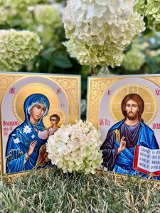 Рукописная венчальная пара Неувядаемый Цвет 120 (Размер 17*21 см)