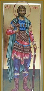 Рукописная икона Гордий Каппадокийский