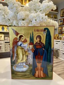 Рукописная икона Ирина Каппадокийская масло