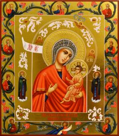Рукописная икона Божией Матери Хлебенная