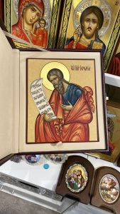 Рукописная икона Иеремия Пророк