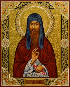 Рукописная икона Дионисий Радонежский