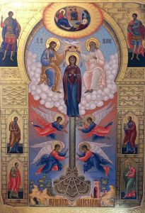 Рукописная икона Ключ Разумения