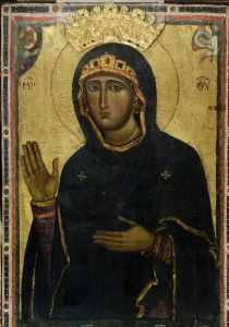 Рукописная икона Халкопратийская Агиосоритисса