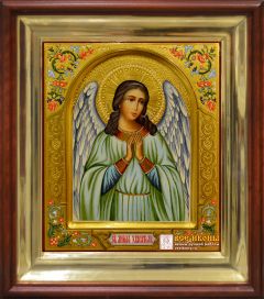 Рукописная икона Ангел Хранитель №124 