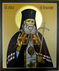 Рукописная икона Лука Крымский