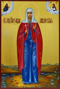 Рукописная икона Александра Анкирская 3