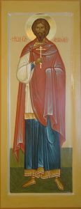 Рукописная икона Анатолий Никомидийский