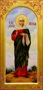 Мерная икона Антонина Никейская масло