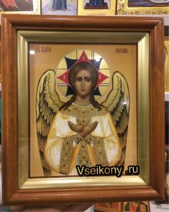 Рукописная икона Спас Благое Молчание