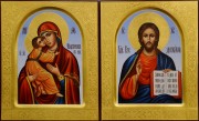 Рукописная венчальная пара 116 (Размер 17*21 см)