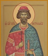 Рукописная икона Мстислав Новгородский