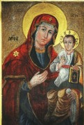 Рукописная икона Нанковская