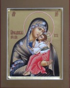 Рукописная икона Ярославская