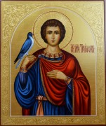 Рукописная икона Трифон мученик