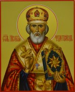 Рукописная икона Святитель Николай Чудотворец